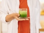 Green protein powder is free of dairy, gluten and soy.