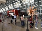 The 'one hand-bag' rule has been implemented at the Delhi airport. (Sanjeev Verma/HT Archive)