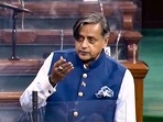 Shashi Tharoor's tweet came when President Ram Nath Kovind was counting the achievements of the Centre during the joint sitting of parliament. Shashi Tharoor's tweet came when President Ram Nath Kovind was counting the achievements of the Centre during the joint sitting of parliament.