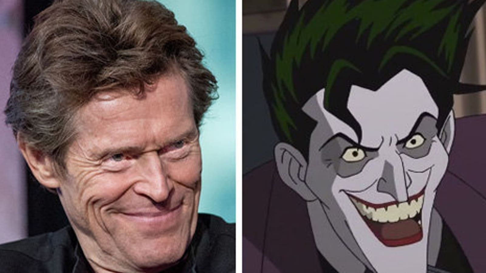 Willem Dafoe on playing Joker Nice to hear youve got the vibe of a sociopath Hollywood