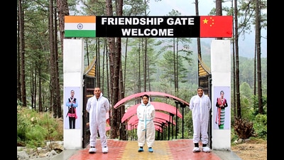 The PLA handed over the young boy from Arunachal Pradesh, Miram Taron, to the Indian Army, Wacha Damai (ANI) The PLA handed over the young boy from Arunachal Pradesh, Miram Taron, to the Indian Army, Wacha Damai (ANI)