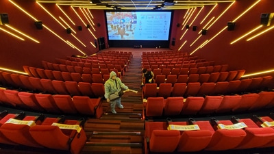 Restaurants, bars, cinema halls and auditoriums are now allowed to host shows with 75 per cent capacity. (PTI)
