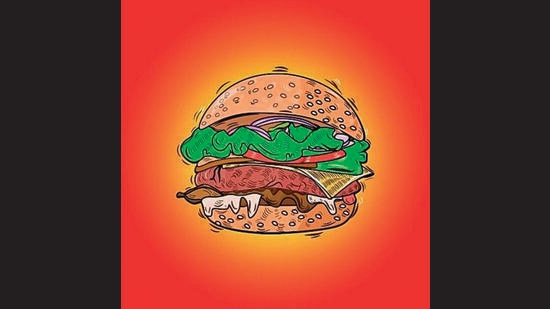 NFT of a burger (Photo: Instagram/KARTICKART)