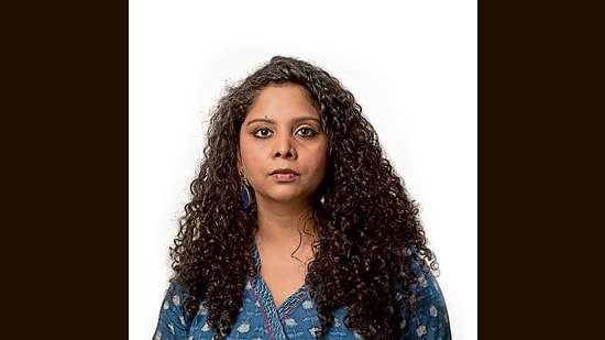 Rana Ayyub told the cyber cell of Mumbai police that over 26,000 abusive, objectionable tweets were posted on her social media profiles over the past few days. (Saumya Khandelwal/HT PHOTO)
