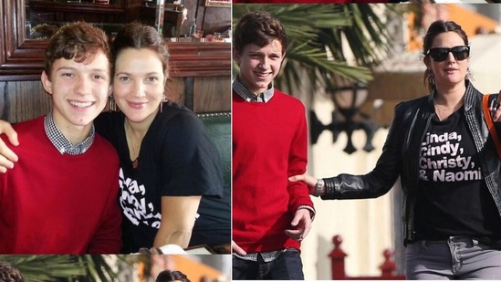 Drew Barrymore pens a note for Tom Holland.