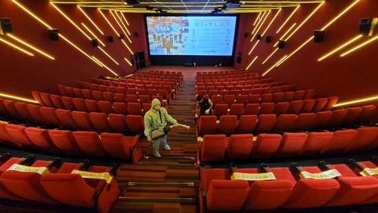 Restaurants, bars, cinema halls and auditoriums are now allowed to host shows with 75 per cent capacity.(PTI)