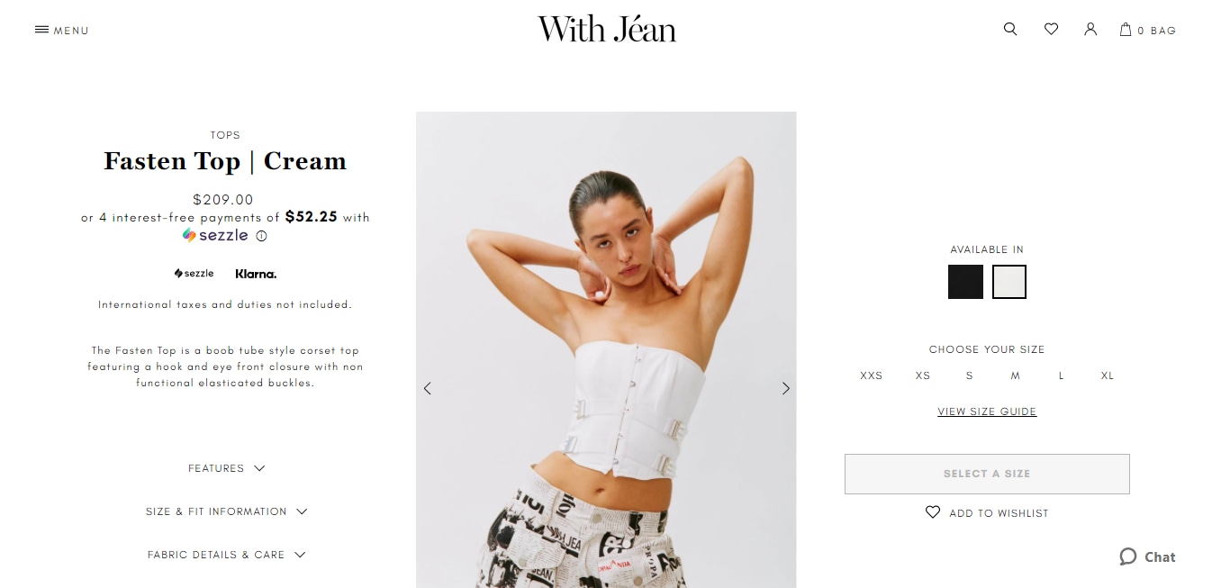 Ananya Panday's corset top.&nbsp; (withjean.com)