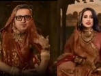 Ashneer Grover and Vineeta Singh feature in a Shark Tank India meme. Ashneer Grover and Vineeta Singh feature in a Shark Tank India meme.