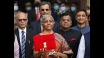 Finance minister Nirmala Sitharaman in New Delhi, February 1, 2022 (REUTERS) Finance minister Nirmala Sitharaman in New Delhi, February 1, 2022 (REUTERS)