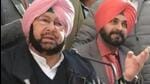 As the Punjab chief minister, Capt Amarinder Singh had objected to Congress leader and former minister Navjot Singh Sidhu’s hugging Pakistan army chief Qamar Javed Bajwa during a visit in 2018. (HT file photo)