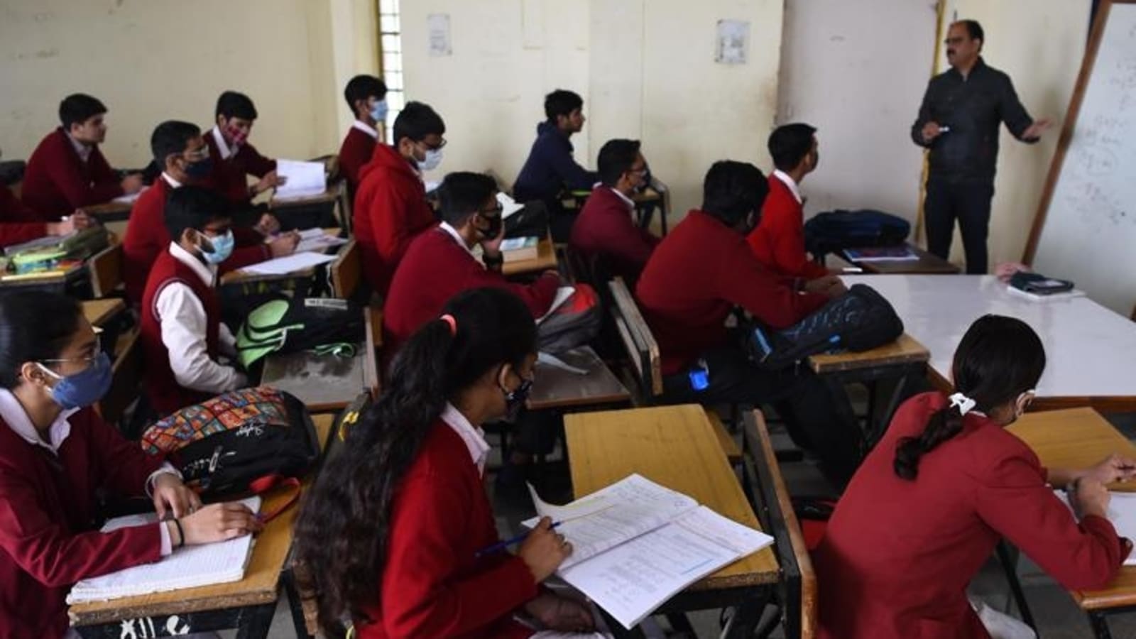 Low attendance marks first day as schools reopen in Gurugram