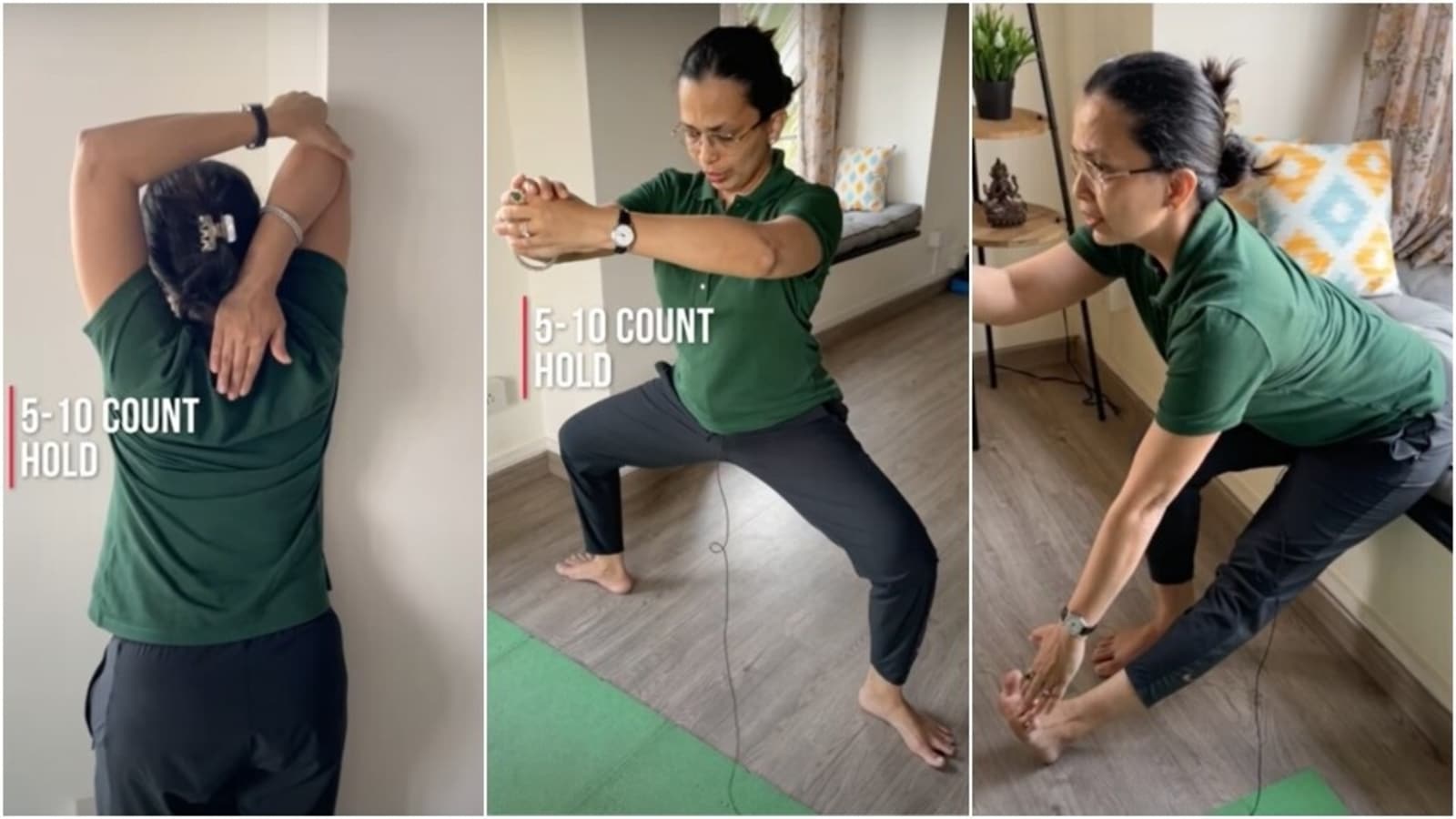 Rujuta Diwekar’s 15-minute daily workout for strength and stretching is so easy anyone can do it: Watch