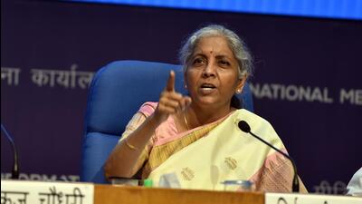 Sitharaman said orderly urban development is critical for mega cities to become centres of economic growth. (Sanjeev Verma/HT) Sitharaman said orderly urban development is critical for mega cities to become centres of economic growth. (Sanjeev Verma/HT)