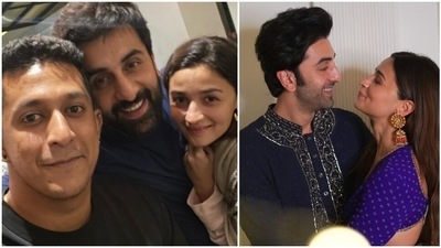 Ranbir Kapoor and Alia Bhatt in an unseen photo. Ranbir Kapoor and Alia Bhatt in an unseen photo.