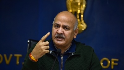 &nbsp;Deputy Chief Minister Manish Sisodia. (Sanjeev Verma/HT PHOTO)