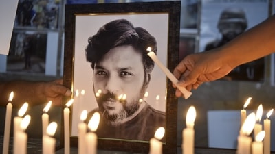 Reuters photojournalist and Pulitzer prize winner Danish Siddiqui, who was killed in clashes with Taliban in Afghanistan in 2021. (PTI)