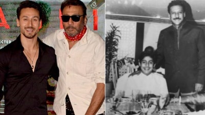 Tiger Shroff and Abhishek Bachchan wish Jackie Shroff on his birthday. Tiger Shroff and Abhishek Bachchan wish Jackie Shroff on his birthday.