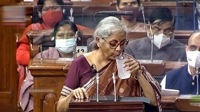 Union finance minister Nirmala Sitharaman. (PTI) Union finance minister Nirmala Sitharaman. (PTI)