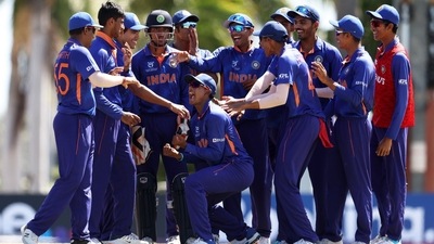 Yash Dhull-led Indian unit will face Australia in the semifinals of the ongoing U-19 World Cup.&nbsp; (BCCI/Twitter)
