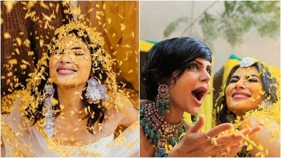 Professionally, Mouni Roy has Ayan Mukerji's upcoming film Brahmastra in the pipeline. She will be playing an antagonist in the fantasy trilogy, which will release in several languages, including Hindi, Tamil, Telugu, Malayalam and Kannada. The film stars Alia Bhatt, Ranbir Kapoor, and Amitabh Bachchan in the lead roles. (Instagram/@imouniroy)