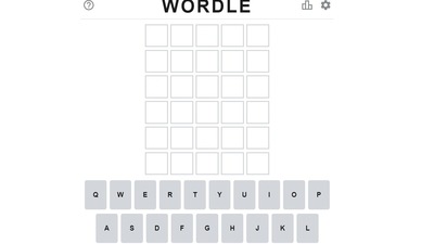 A screenshot of the Wordle game from its website. A screenshot of the Wordle game from its website.