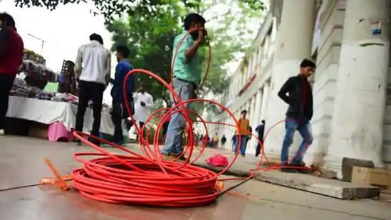 The BharatNet broadband seeks to connect rural areas with high-speed internet.(Mint File Photo)