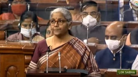 Union Budget 2022: Nirmala Sitharaman presenting Budget