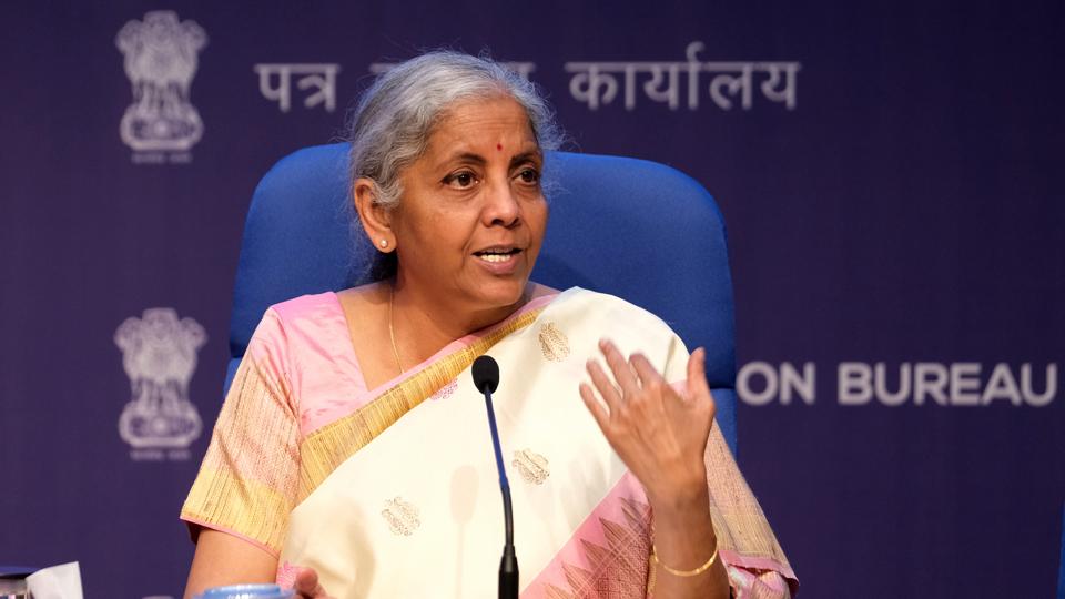 File photo of finance minister Nirmala Sitharaman. File photo of finance minister Nirmala Sitharaman.