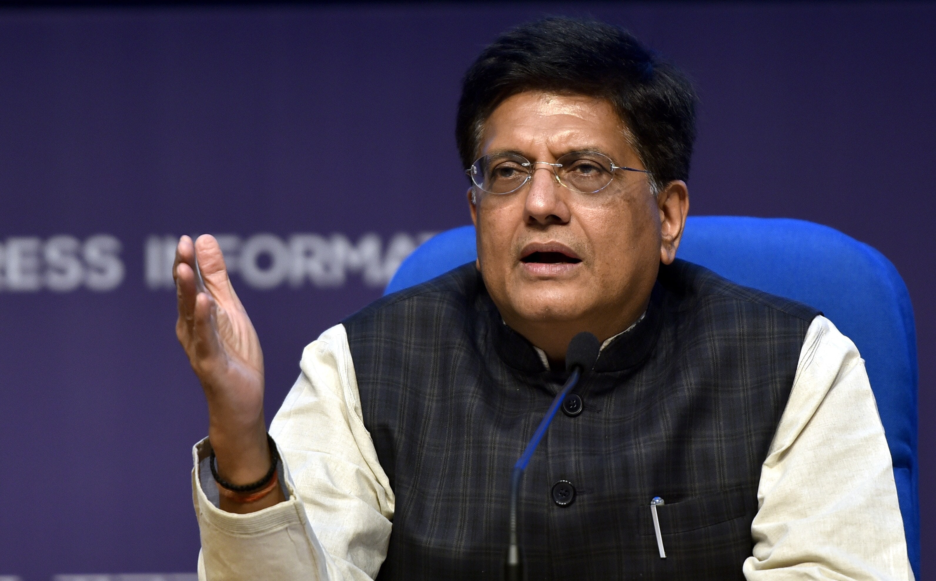 Union commerce minister Piyush Goyal said that through the Budget 2022, finance minister Nirmala Sitharaman has shown a “new way of developing the nation.” (Sanjeev Verma/HT PHOTO) Union commerce minister Piyush Goyal said that through the Budget 2022, finance minister Nirmala Sitharaman has shown a “new way of developing the nation.” (Sanjeev Verma/HT PHOTO)