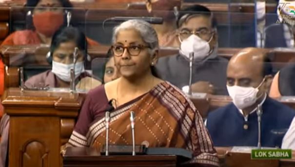 Union Budget 2022: Nirmala Sitharaman presenting Budget