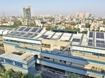 The minister announced <span class='webrupee'>₹</span>19,500 crore for Production Linked Incentive for manufacture of high efficiency solar modules. (Virendra Singh Gosain/HT Archive)