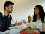 Amrita Rao and RJ Anmol in the new episode of Couple of Things.