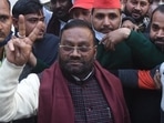 Former UP minister Swami Prasad Maurya (Deepak Gupta/HT)