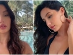 Nora Fatehi in black bikini chills in pool during dreamy Dubai holiday: Check out pics and videos Nora Fatehi in black bikini chills in pool during dreamy Dubai holiday: Check out pics and videos