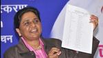 BSP supremo Mayawati appeared before the Nawanshahr returning officer through video conference and backed the candidature of Nachhatar Pal. (HT File Photo)