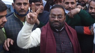 Former UP minister Swami Prasad Maurya (Deepak Gupta/HT)