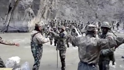 The brutal clash between Indian and Chinese soldiers at Galwan valley in Eastern Ladakh pushed the India-China bilateral relationship to a breaking point. (CCTV footage grab via AP Video) The brutal clash between Indian and Chinese soldiers at Galwan valley in Eastern Ladakh pushed the India-China bilateral relationship to a breaking point. (CCTV footage grab via AP Video)