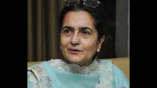 Former Haryana CM Bansi Lal’s daughter-in-law and Congress MLA Kiran Choudhry (HT File)