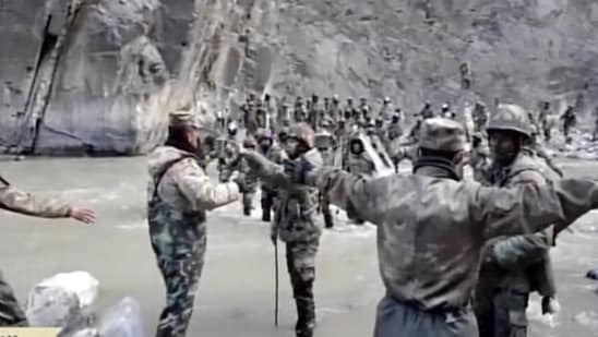 The brutal clash between Indian and Chinese soldiers at Galwan valley in Eastern Ladakh pushed the India-China bilateral relationship to a breaking point. (CCTV footage grab via AP Video)