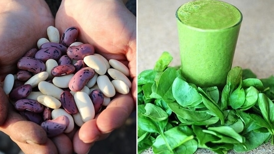 Concerned about your rapidly receding hairline and tried all the home remedies to stop that hair loss? You might be missing a crucial point here. Poor nutrition at times can be the main culprit behind hair fall and including the right foods in your diet can do wonders to your hair health. Nutritionist Nmami Agarwal suggests five plant-based foods that can promote hair growth.(Pixabay)