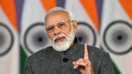 Prime Minister Narendra Modi's address will take place virtually.(HT File Photo) Prime Minister Narendra Modi's address will take place virtually.(HT File Photo)