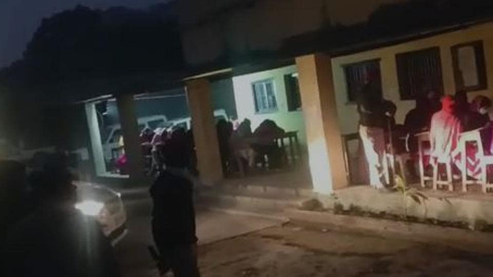 The incident happened at an exam centre in the state’s Motihari town on Tuesday evening.&nbsp; (Prashant Kumar/HT Photo)