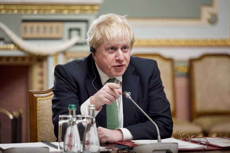 British Prime Minister Boris Johnson. (Reuters)