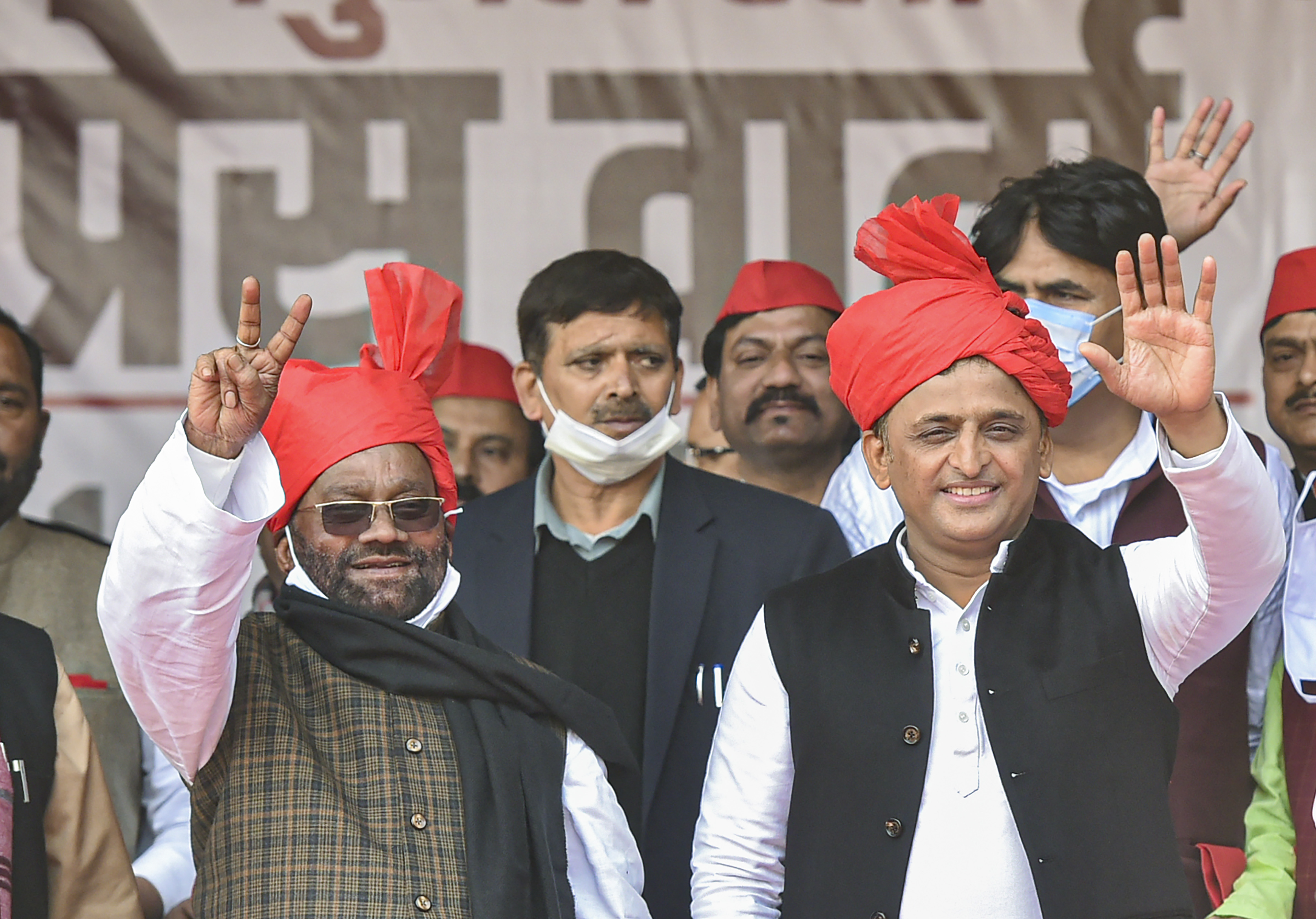 Swami Prasad Maurya was widely expected to face former Congress leader RPN Singh, who joined the BJP on January 25. (PTI) Swami Prasad Maurya was widely expected to face former Congress leader RPN Singh, who joined the BJP on January 25. (PTI)
