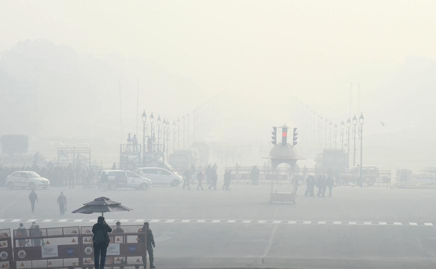 Delhi recorded a minimum temperature of 10.4 degrees on Friday, two notches above normal. (PTI) Delhi recorded a minimum temperature of 10.4 degrees on Friday, two notches above normal. (PTI)