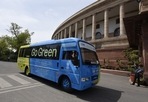 The Budget signals a strong bet on EVs. This push occurs in the context of a commitment to back public transport in urban areas — although there is no enhanced support for this — and a vision of urban transformation. (Hindustan Times) The Budget signals a strong bet on EVs. This push occurs in the context of a commitment to back public transport in urban areas — although there is no enhanced support for this — and a vision of urban transformation. (Hindustan Times)