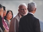 PM Modi with foreign minister Dr S Jaishankar. PM Modi with foreign minister Dr S Jaishankar.