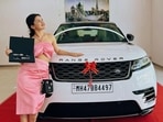Avneet Kaur is now the proud owner of a Range Rover. Avneet Kaur is now the proud owner of a Range Rover.
