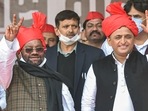Swami Prasad Maurya was widely expected to face former Congress leader RPN Singh, who joined the BJP on January 25.(PTI) Swami Prasad Maurya was widely expected to face former Congress leader RPN Singh, who joined the BJP on January 25.(PTI)