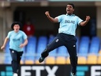 Rehan Ahmed of England's Under-19 World Cup team. (Getty) Rehan Ahmed of England's Under-19 World Cup team. (Getty)